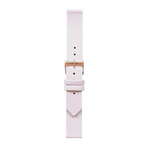 Pink Leather Watch Strap